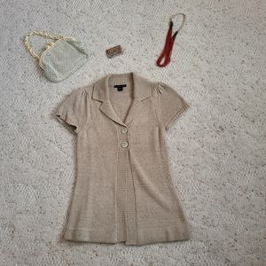 August Silk tunic sweater